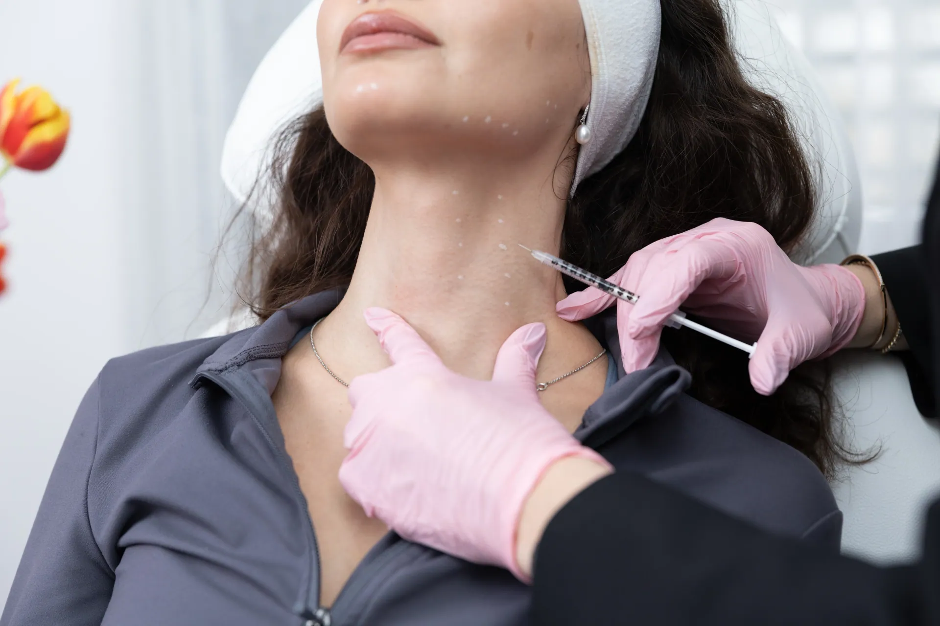 Medical botox for pain at the clinic